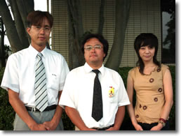 田中、奥村、手塚