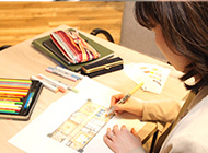 こだわりは手描きの提案資料