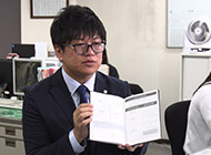 「採用ノート」を考案した経営企画部の永井理介さん