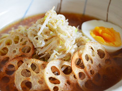 しゃきしゃきラーメン用もやしナムルとぱりぱりごま油風味レンコン