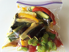 夏野菜のカレー風味マリネ