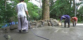 画像：敷地1000坪の庭