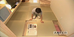「家具・収納」部門　第１位　床下パズル収納