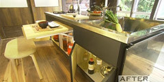 「キッチン・水回り」部門　第１位　水も涙も流す廃校キッチン