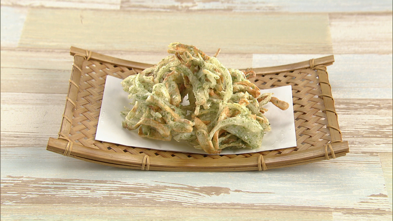 ちくわの磯辺かき揚げ｜【公式】DAIGOも台所～きょうの献立 何にする