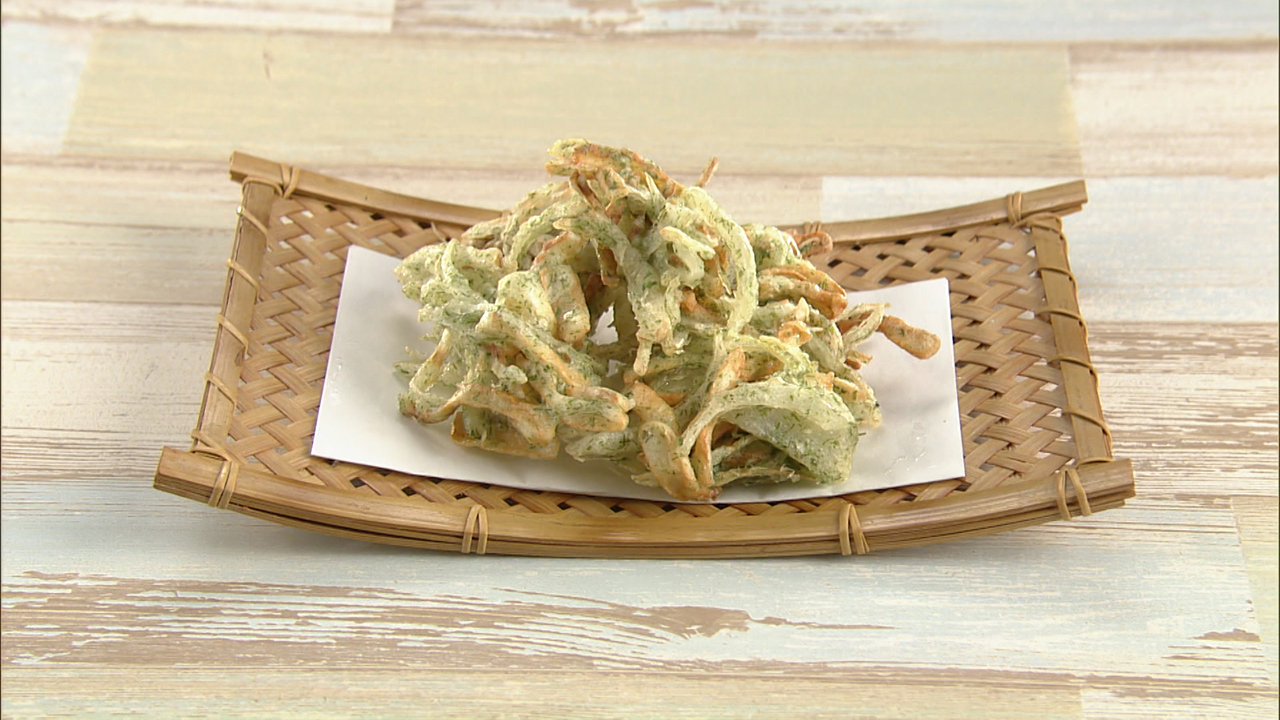 ちくわの磯辺かき揚げ｜【公式】DAIGOも台所～きょうの献立 何にする