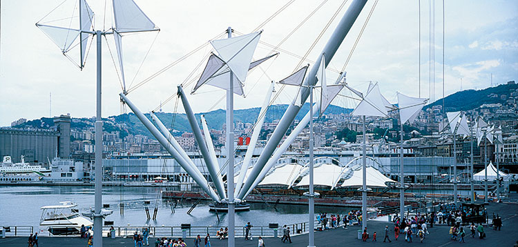 新宮晋《コロンブスの風》(1992年)＋レンゾ・ピアノ「ジェノヴァ港再開発