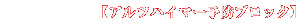 アルツハイマー予防ブロック