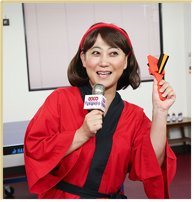 リポートに挑戦！高知よさこいテレビの新人女子アナ