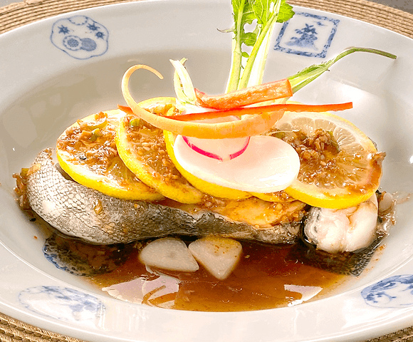 タラの薬味醤油がけ