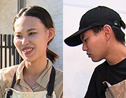 阪井真珠さん、優雅さん　和歌山県紀の川市　「蕎麦＆カフェＯＣＨＯ」