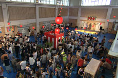 マンション内の夏祭り