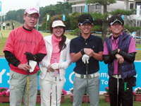 井上公造さん、長手絢香さん、近藤智弘プロ、陣内智則さん（左から）