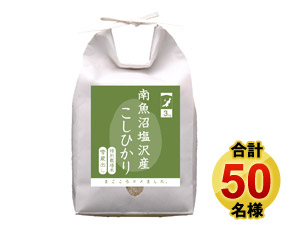 【雪蔵出し】新潟県南魚沼塩沢産こしひかり特別栽培米（減農薬）3kg