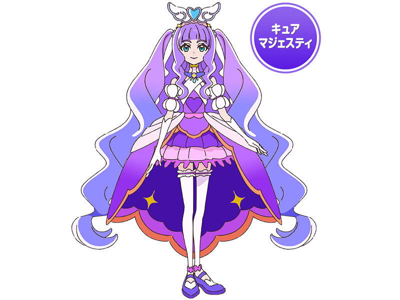 プリンセス・エル、プリキュアに変身キュアマジェスティ降臨！