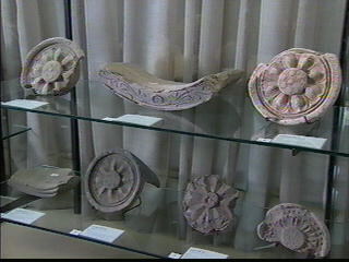 寧楽美術館に展示の出土古代瓦