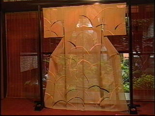綴れ織りの着物