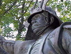 真田幸村像(三光神社)