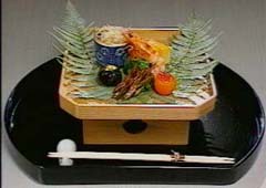 睦月献立･八寸(茶寮正月屋)
