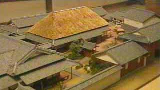 都志高田屋屋敷想定復元模型(高田屋嘉兵衛記念館)