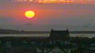岸和田夕景