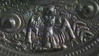 三角縁神人竜虎画像鏡(複製)