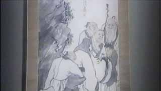 五老酔帰図（与謝蕉村）
