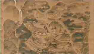 善峯寺古図（江戸中期）