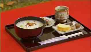 万葉粥（春日荷茶屋）