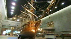 英国艦船ロドニー号(神戸海洋博物館)
