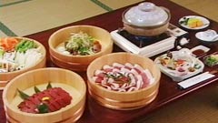 猪鹿鳥料理（渓流の宿蔵之助）
