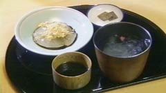 葛餅と葛きり（天極堂奈良本店）