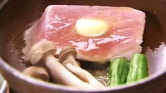 鮪のステーキ（ホテル浦島）