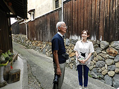 竹内街道 画像：竹内街道の写真を撮り続ける椿本さん